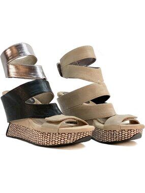 Reversible High-Wedge Sandal for Women - Two Stylish Looks in One Pair
